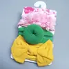 2020 Nova Faixa de Cabelo para Bebê Acessórios de Cabelo Elásticos para Bebê Faixa de Cabeça com Laço de Renda de Nylon para Crianças Conjunto de Três Peças