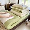 Juego de Tres Piezas para Cama de Dormitorio Estudiantil Sábanas de Algodón Puro para Cama Individual Funda de Edredón Juego de Cuatro Piezas para Cama de Verano