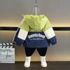 Ropa para Niños 2025 Abrigo de Primavera y Otoño para Bebé Chaqueta Camisa con Cremallera y Capucha Estilo Coreano Top Chaqueta para Niño