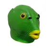 Capa de Cabeça de Peixe Vermelho da Moda Tom de Balanço Máscara de Cabeça de Peixe para Homens e Mulheres Peixe de Cabeça Verde Homem Peixe Fofo Engraçado Escultura de Areia Monstro de Cabeça Verde Animal