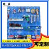 Gancho para herramientas de ferretería al por mayor de Hangzhou, gancho de agujero cuadrado, paquete de ganchos para panel perforado de 10*10, gancho para estante organizador de piezas de taller