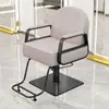 Silla de peluquería para barberías, silla de salón, silla de aseo, silla para cortar el pelo, ajustable y giratoria, reposabrazos de acero inoxidable, silla de barbero
