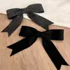 Horquilla Coreana de Lazo Tejida de Lana Versátil Pin de Primavera Tejido Accesorios para el Cabello de Chica Dulce para la Parte Posterior de la Cabeza Otoño e Invierno