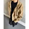 Chaqueta aviador retro americana de primavera y otoño para hombre y mujer, silueta de marca moderna, cuello alto, chaqueta casual de trabajo para parejas