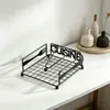 Em Estoque Suporte de Guardanapo de Ferro Arte em Ferro Nórdico Porta-Guardanapos Quadrado Suporte de Tecido de Metal para Mesa Porta-Tecido