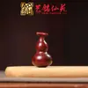 Palo de Rosa Ébano Madera Tallada Calabaza Accesorios Pulsera DIY Joyería Accesorios Llavero Colgante