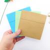 Envelopes Pequenos Coloridos Cor de Doce 10*10 Quadrados Cor Sólida Pequenos Envelopes Envelopes para Cartão de Cumprimentos Envelopes para Convite Envelopes para Cartão de Membro