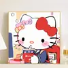Pintura al óleo digital DIY Dibujos animados populares Anime Colorear Pintura hecha a mano Rellenar Colorear Pintura decorativa curativa Venta al por mayor de fábrica