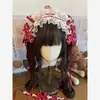 Accesorio para el Cabello Estilo Japonés con Lazo Lolita, Diadema de Cabeza de Oso, Adorno para el Cabello, Accesorio Lolita con Lazo, Pinza para el Cabello con Orejas de Oso para Mujer