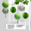 Lanterna de Papel de Bambu Estilo Verde Guofeng Clássico Tradicional Flor de Ameixa Orquídea Bambu Crisântemo Cobertura de Lustre Estilo Antigo Hanfu Abajur de Papel Pintado à Mão