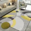 Nueva Alfombra Geométrica Nórdica Moderna al por Mayor para Sala de Estar Mesa de Café, Alfombra Geométrica Simple y Felpudo, Suministro Directo del Fabricante