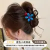 Pinza Floral para el Cabello para Mujer, Estilo de Alta Gama, Nuevo Modelo 2026, Pinza Grande con Forma de Perro para la Parte Trasera de la Cabeza, Accesorio para el Cabello, Pinza de Tiburón