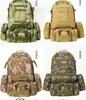 Mochila Multifuncional Combinada de 55L Bolsa Táctica de Montañismo Deportes de Ciclismo Exterior Hombro Campo Impermeable Exterior