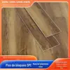 Piso Intertravado de Pedra-Plástico SPC de Fábrica Antifungo Pedra Cristal Plástico Piso de Madeira PVC Click-Lock Piso à Prova de Fogo Adesivo para Piso Resistente ao Fogo Retardante de Chama