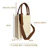 Bolsa de Lona para Viajes Diarios Bolsa Tote Estudiante Universitario Bolsa de Lona de Gama Alta Bolsa Cruzada con Logo Personalizado Bolso de Mano para Mujer Nicho
