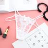 Roupa Íntima Feminina de Renda Luxuosa Vazia Transparente Jacquard Sexy Roupa Íntima Feminina Alça Fina Tanga de Cintura Baixa 6812