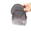 Plato de Hueso Doméstico Minimalista de Lujo Ligero con Patrón de Glaciar, Bandeja para Desechos de Mesa de Comedor, Plato de Fruta Transparente de Escritorio de Moda, Plato Pequeño