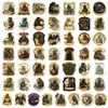Compra Directa Transfronteriza de 50 Pegatinas Únicas de Doctor de la Peste Estilo Gótico, Pegatinas Decorativas Vintage Steampunk de Cuervo