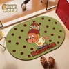 Alfombra de Baño con Patrón de Estrellas, Alfombra Antideslizante para Entrada de Baño y WC, Alfombrilla Suave Absorbente de Tierra de Diatomeas Antideslizante