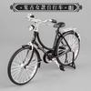 Pedal de aleación bicicleta juguete creativo para niños modelo de coche 1:10 regalo masculino 28 barra grande adornos de bicicleta retro