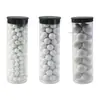 Pelota de Golf Mini Blanca de 10 mm/14 mm/21 mm Hecha de Plástico ABS, Ligera y Compacta, Pelota de Entretenimiento de Escritorio