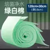 Algodão de Filtro para Aquário Material Filtrante de Alta Densidade Algodão Bioquímico Espessado Material de Filtragem para Aquário Esponja de Purificação de Água Algodão Verde e Branco