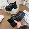 Zapatos Mocasines de Suela Gruesa para Mujer que Aumentan la Altura 2026 Nuevos Mary Janes de Otoño Zapatos Negros de Uso Diario para Combinar con Faldas Zapatos Pequeños de Piel