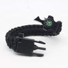Pulseira de corda de guarda-chuva Pulseira de sobrevivência Corda de guarda-chuva de sete núcleos Corda trançada Multifuncional Pulseira de escalada de acampamento ao ar livre Equipamento de pesca Saco de peixe