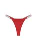 Tanga Multicor com Fita Prateada para Mulheres, Novo Produto Transfronteiriço, Comércio Exterior, Amazon, Confortável, Algodão Puro na Virilha, Calcinhas em Estoque