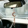 Colgante para espejo retrovisor interior de coche estilo luna y estrella de Oriente Medio de aleación de zinc del Sudeste Asiático transfronterizo decoración de coche