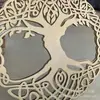 Ornamento de Madeira Colorido Ponto Árvore da Vida para Pendurar diy Corte a Laser Suprimentos para Decoração de Festa