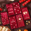Ano Novo do Carneiro Divertido Envelope Vermelho Festival da Primavera Universal Espessado Fosco Envelope Lai See Visita de Ano Novo para Crianças Bolsa de Envelope Vermelho de Dinheiro da Sorte Fofa