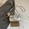 2026 Bolso Cuadrado Pequeño Rosa Estilo Coreano y Japonés Nuevo para Mujer, Bolso Cruzado, Mini Bolso, Bolso de Mano Versátil, Estilo Girly de Alta Gama