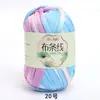Línea de hilo de tela al por mayor de fábrica Hyun-A con gancho hecho a mano material DIY bolsa línea de tela de color al por mayor en stock