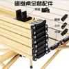 Painel de Mesa para Rolinho de Ovo ao Ar Livre Conector de Fivela Mesa Dobrável Tubo Quadrado e Redondo Deslizante Plugue Central Fixo e Plugues Laterais Acessórios