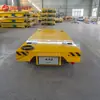 Carro Flatbed Elétrico sobre Trilhos Alimentado por Cabo 380V para Transporte e Manuseio de Materiais em Oficina, Carro Flatbed Elétrico sobre Trilhos com Direção Controlada Remotamente