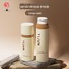Frasco de Loção a Vácuo 30ml 50ml PP Cabeça Plana Plástico Frasco Dosador Tipo Pressão Limpador Facial Creme para Mãos Embalagem para Cosméticos