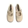 ¡Primer encuentro con zapatos peludos! Zapatos Mary Jane peludos para mujer, nuevo modelo otoño e invierno 2026, calzado para exteriores, forrados de felpa, mocasines de suela plana