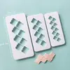 Formas de Bolo Formas Geométricas Molde de Quebra-Cabeça Escama de Peixe Coleção de Tiras para Embotir Molde de Corte para Impressão em Bolo Fondant Pasta de Açúcar