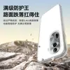 Funda para teléfono OPPORENO11 RENO11pro protección total anticaída estilo ins nueva moda cubierta de teléfono transparente
