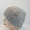Chapéu de Tricô Quente com Proteção para Orelhas de Pelo de Coelho Estilo Coreano Grande Circunferência da Cabeça Chapéu Pulôver Moderno Chapéu Gorro Espesso para Proteção contra o Frio ao Ar Livre