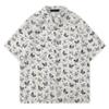 Casais Camisa Flor Verão Masculino Nova Chegada Borboleta Impresso Borla Design Sentido Solto Masculino e Feminino Trendy Top Jacket