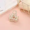 Pin de Celebridad de Internet con Borde de Perlas y Pedrería Pequeña, Pin de Tiburón Elegante y de Moda para la Parte Posterior de la Cabeza, Pasador Tocado, Pinza para Recoger Cola de Caballo Alta