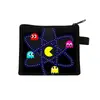 Porta-moedas de desenho animado do Pac-Man, bolsa de moedas com zíper, porta-cartões com tema de jogo e bolsa para guardar fones de ouvido - atacado