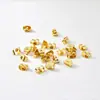 Tapones Pequeños de Mariposa de Oro de 14 Quilates que Conservan el Color, Tapas para Orejas, Topes para Orejas, Accesorios para Orejas DIY, Aretes de Tachuela, Tapones para Pendientes, Accesorios de Joyería al por Mayor