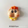 Imán Divertido de Nevera de Crayon Shin-Chan Ins Dibujo Animado Creativo Resina Tridimensional Decoración del Hogar Mensaje Pegatina Magnética