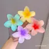 Pinza para el Cabello de Flor de Huevo 2025 para Cabello Semirecogido en la Parte Trasera de la Cabeza, Pinza de Tiburón de Tamaño Mediano, Pinza para el Cabello Grande