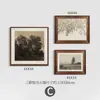 Conjunto de arte de parede para sala de estar estilo francês vintage, hall de entrada de luxo, sala de jantar, pintura decorativa para aparador, mural para quarto modelo de hotel
