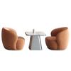 Mesa e Cadeiras para Negociação Combinação Área de Descanso Luxo Leve Moderna Área de Descanso Mesa de Recepção Mesa de Negociação Escritório de Vendas Salão de Beleza Recepção