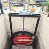 Talha tipo parafuso para comportas, comporta de ferro fundido, uso duplo manual/elétrico, talha manual integrada para comportas, abridor de comportas, manivela
